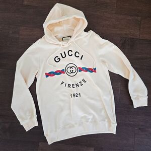 Gucci Firenze 1921 Hooded Sweatshirt Top L